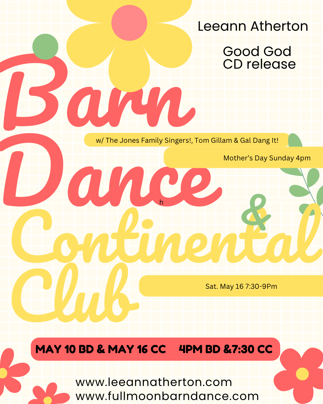Good God Release Party at Continental Club, Austin TX, Saturday May 16 2026 7:30-9 PM