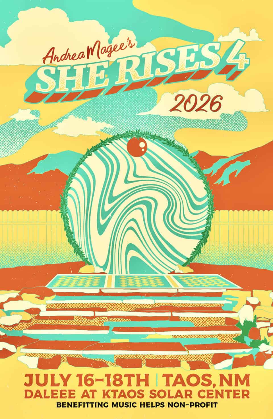 She Rises Music Festival 2026 Poster